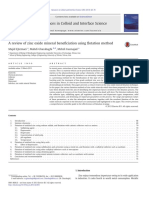 A Review of Zinc Oxide Mineral Beneficiation Using Flotation Method