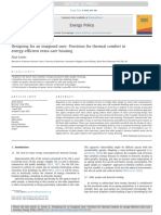 Designing For An Imagined User Provision For Thermal Comfort in Energy-Efficient Extra-Care Housing