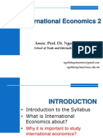 International Economics 2: Assoc. Prof. Dr. Ngo Thi Tuyet Mai