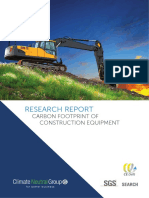 Research Report: Carbon Footprint of Construction Equipment