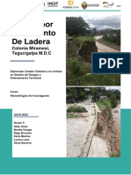 Trabajo de Investigación - Movimiento de Ladera