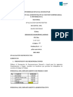 Evaluación de proyectos - Ejercicio de evaluación no 1