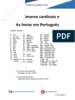 Horas em português