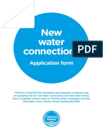 New Water Connection Application Form