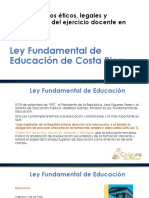 SESIÓN 002-03 Ley Fundamental de Educación de Costa Rica