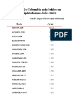 Comscore Julio