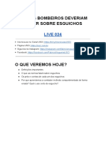 LIVE 024 O Que Os Bombeiros Deveriam Aprender Sobre Esguichos