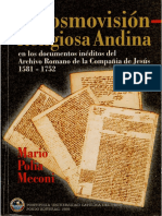Polia, Mario - La Cosmovisión Religiosa Andina en Los Documentos Del Archivo Romano de La Compañía de Jesús (1)