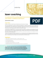 Laser Coaching: A Condensed 360 Coaching Experience To Increase Your Leaders' Confidence and Impact