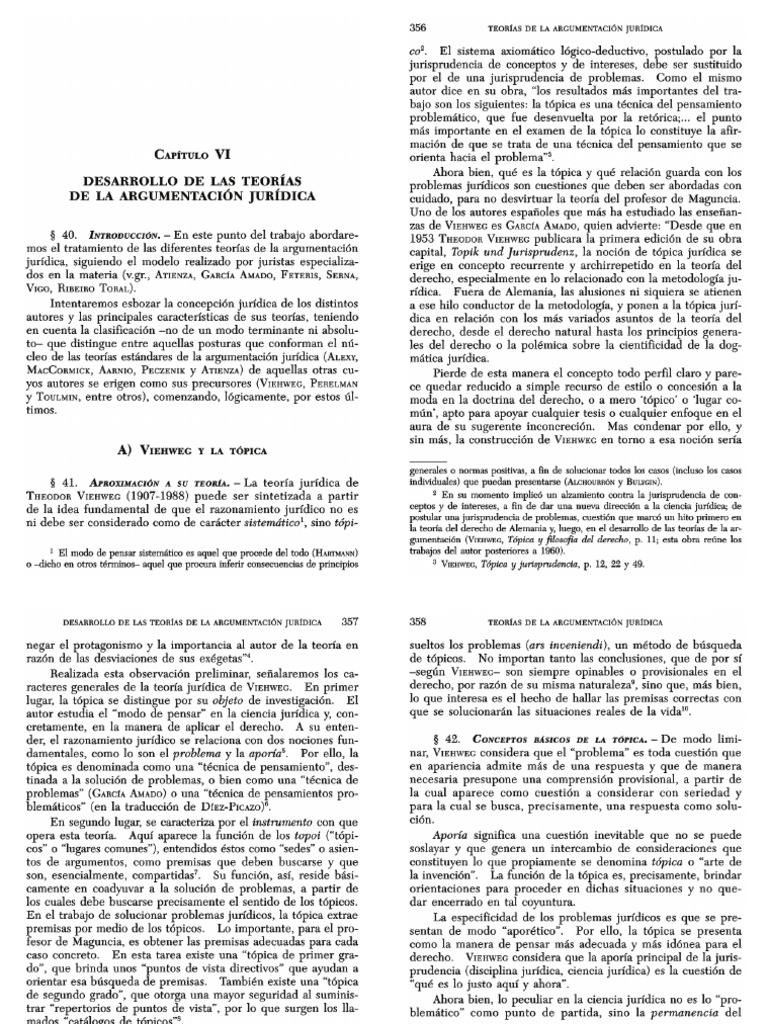 Theodor Viehweg PDF Jurisprudencia Proposición
