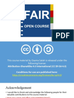 FAIR Open Course - Module 01a - Quantitative RM
