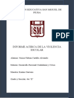 INFORME ACERCA DE LA VIOLENCIA