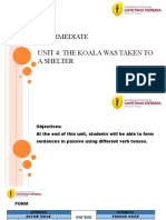 Intermediate - Unit 4 (Passive Voice)