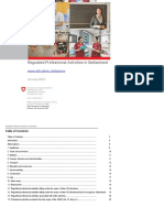 Regulated Professional Activities in Switzerland: WWW - Sbfi.admin - Ch/diploma