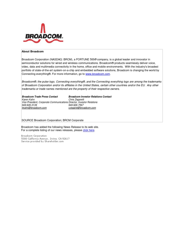 BRCM About | PDF