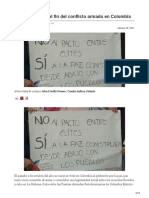 La Encrucijada Del Fin Del Conflicto Armado en Colombia