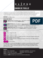 Eclipse - Canon de Faille - rules-FR