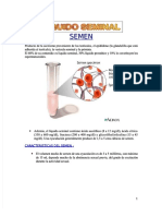 Características del semen y sus componentes