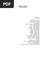 ADAPTAÇÃO - Antônio & Cleópatra