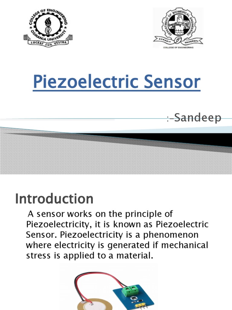 Piezoelectric Sensor Circuit Diagram
