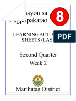 Edukasyon Sa Pagpapakatao: Learning Activity Sheets (Las)
