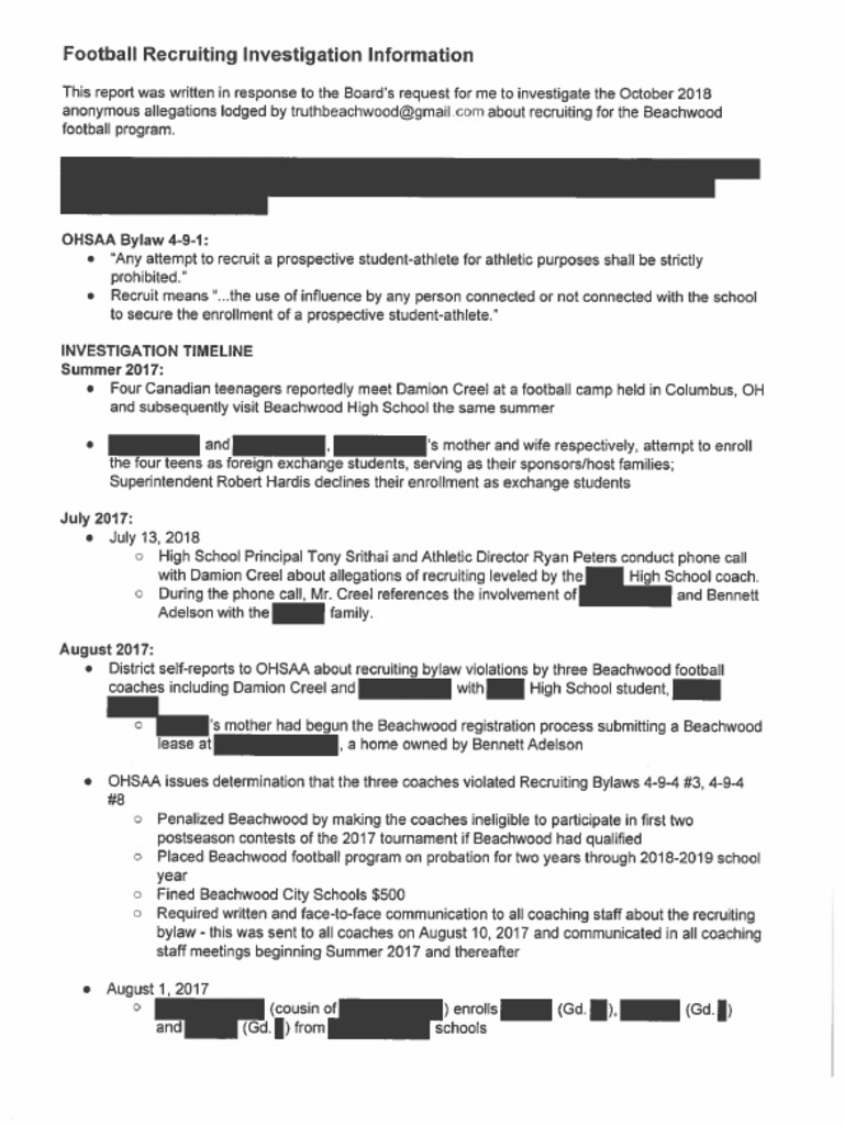 Beachwood Recruiting Report PDF