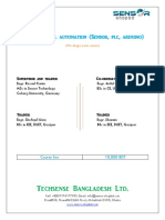 Industrial automation career training (Sensor, PLC, Arduino