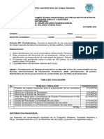 Examen Privado. Área de Contabilidad. Octubre 2021