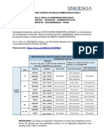 Convocatoria Cursos Semestrales Ingles 2022 2