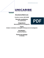 Lorenzo de La Rosa Karolina. Unidad 4. Actividad 3. Entregable. Enfoques de La Investigación