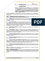 Examen Parcial de Albañilería