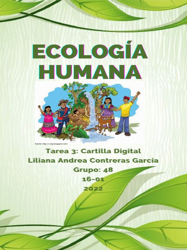 Ecología Humana | PDF | Entorno natural | Naturaleza
