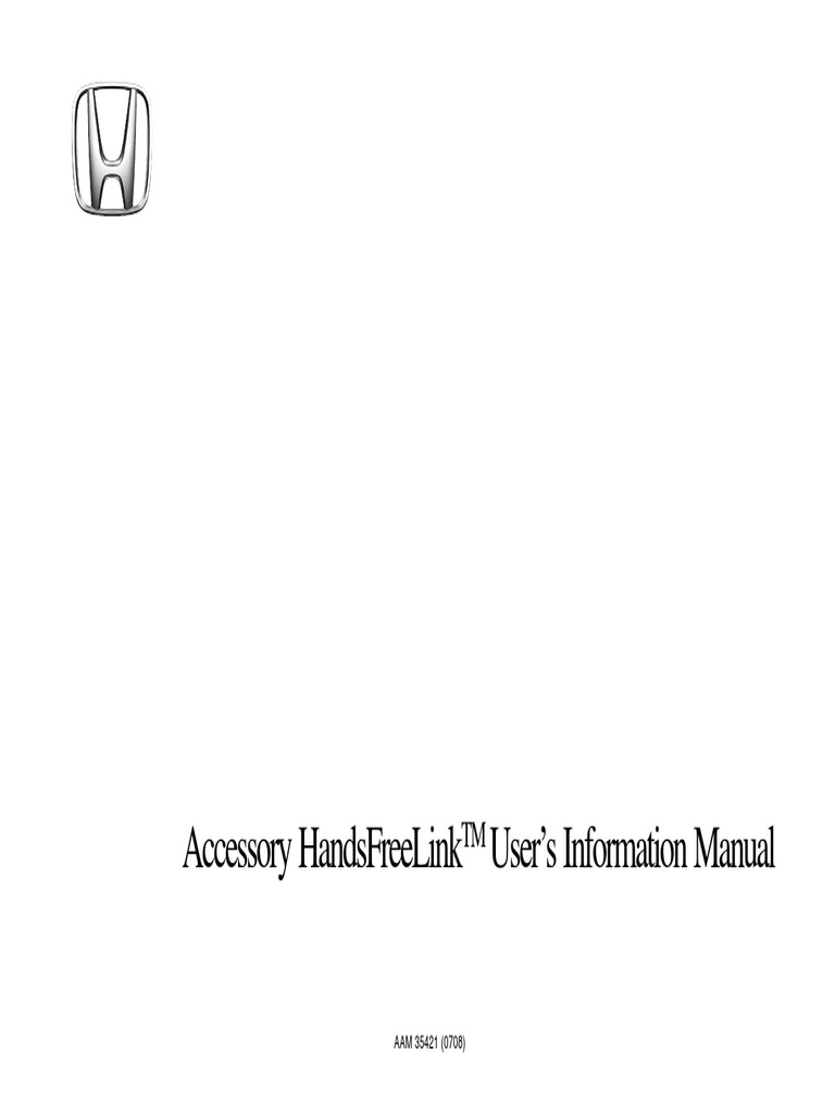Accessory Handsfreelink User