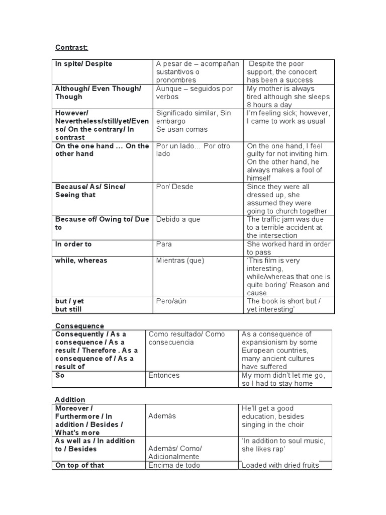 Linkers and Connectors | PDF