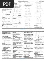 Differential Calculus Hand-Outs