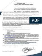 Circular 5 (Proceso de Becas 2023)