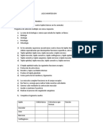 LICEO MONTESSORY evaluacion de biologia