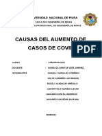 Causas Del Aumento de Casos de Covid - Articulo de Opinion