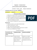 Actividad 3 Etogramas de Varios Animales