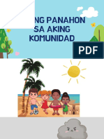 2.1 Uri NG Panahon Sa Aking Komunidad