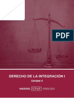 Unidad Iv - Contenido - Derecho de La Integración I