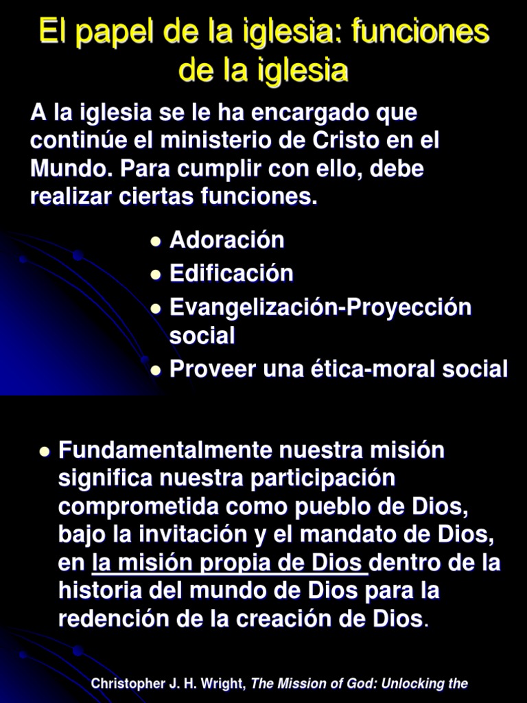 Las Funciones de La Iglesia - Parte 1 | PDF | Cristo (título) | Dios