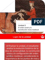 Unidad 2 - PPT - La Constitución Medieval - Tránsito Edad Moderna - 010322