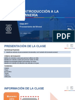 Clase - N7 PROCESAMIENTO DE MINERALES