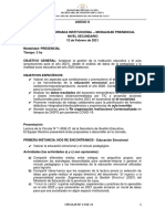 ANEXO II CIRCULAR N 1 SGE - GUIìA DE TRABAJO PARA LA JORNADA INSTITUCIONAL (DESEC)