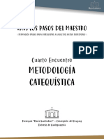 07. Cuarto Encuentro. Metodología Catequistica