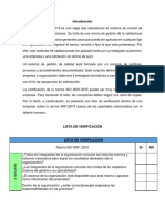 Actividad. 5.2. Lista de Verificacion Norma ISO 9001 2015 y GTH - Reyes Jimenez Rodolfo Andre