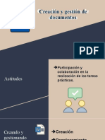 Creación y gestión de documentos