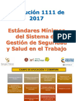 Estandares Minimos R.1111 - Min Trabajo