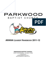 Awana Worker Handbook 20111